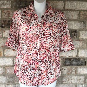 Karen Scott Button Down Blouse